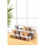 Hermia BNMPEGYWS15-51217 Juego de 15 Cajas de Almacenamiento de Plástico Blanco, 550ml-1750ml, Aptas Microondas y Lavavajillas